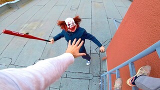 [Sports]When the Parkour talent meets the clowns