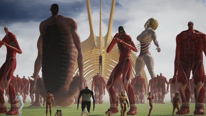[ Attack on Titan ] Comparison of all sizes