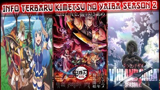 Kimetsu No Yaiba Season 2 Tanggal Rilis, Konosuba Season 3, Vinland Saga Season 2