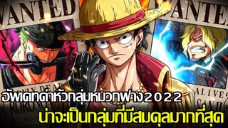 วันพีช - อัพเดทค่าหัวกลุ่มหมวกฟาง2022 น่าจะเป็นกลุ่มที่มีสมดุลมากที่สุด (92 98 CHANNEL)