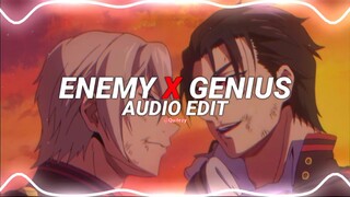 enemy x genius - imagine dragons, lsd [edit audio]