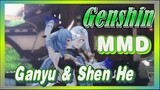 [Genshin,  MMD]Ganyu & Shen He,  Liyue ice sisters