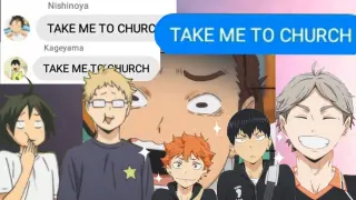 haikyuu texts - "Take Me to Church" pRAnk On AsaHi