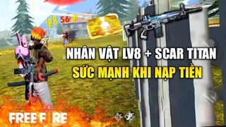 [Garena Free Fire] Nhân vật LV8 quá mạnh , Tạo kỉ lục 17KILL với Scar Titan | TTD