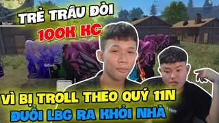 (FreeFire)Tặng Trẻ Trâu 100.000KC Chuộc Lỗi Vì Troll Theo Quý11n Đuổi LBG Ra Khỏi Nhà Và Cái Kết