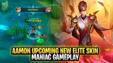 Aamon Upcoming New Elite Skin MANIAC! Gameplay | Mobile Legends: Bang Bang