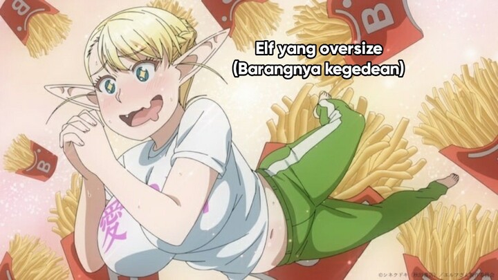 Kelebihan berat badan karena ke Dunia Manusia!! Erufu-san wa Yaserarenai