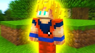 Evolving Into A SUPER SAIYAN In Minecraft