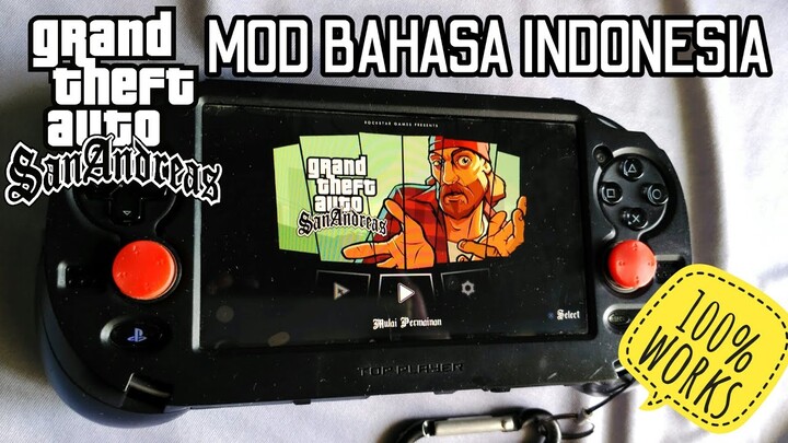 TUTORIAL MOD BAHASA INDONESIA DI GTA SAN ANDREAS PS VITA