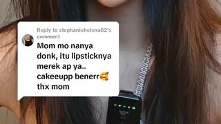 “.. lipsticknya merk ap ya..”