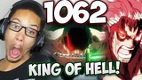 THREE SWORD STYLE KING OF HELL ZORO VS KING (One Piece Episode 1062 REACTION)