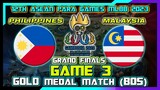 PHILIPPINES vs MALAYSIA Game 3 - Grand Finals (Gold Medal Match) | 12th ASEAN Para Games MLBB 2023