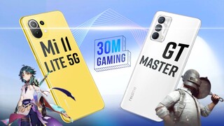Xiaomi Mi 11 Lite 5G vs. realme GT Master  🔵 30M Gaming S3 #30 - Snapdragon 778 "khè" luôn cả 780?