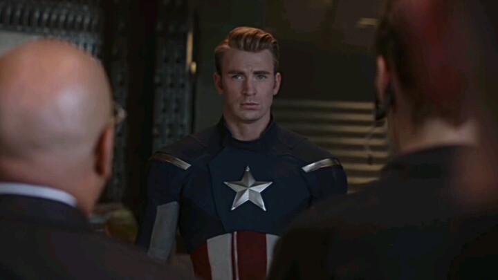 Captain America: "Second round player, kid!"