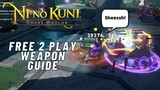 Ni nu Kuni Cross Worlds : WEAPON GUIDE FOR F2P PLAYERS (TAGALOG)