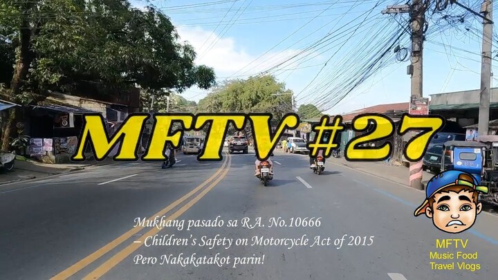 Mukhang pasado sa R.A. No.10666-Children’s Safety on Motorcycle Act of 2015 Pero Nakakatakot Parin!