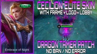 Cecilion The Illusionist Elite Skin Script | Full Effects | Frame and Logo | Mobile Legends