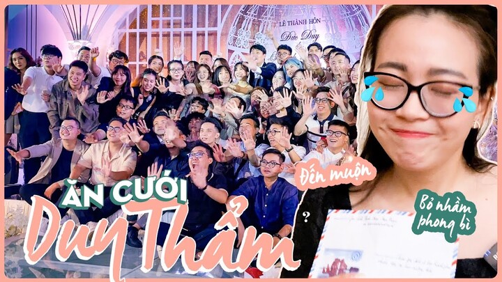 Vlog Ăn cưới Duy Thẩm: Hải Triều dẫn bạn gái lên lễ đường???