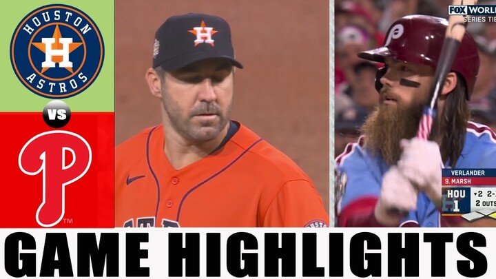 Philadelphia Phillies vs. Houston Astros (11/3/22) WORLD SERIES Game 5| MLB Highlights (Set 2)