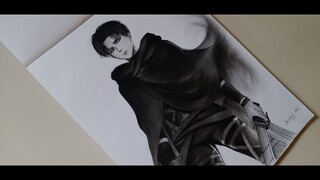 Levi Ackerman drawing | Attack on Titan | manga drawing