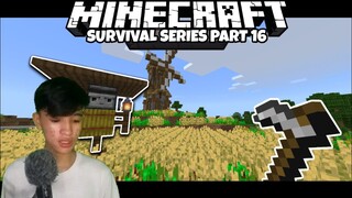 SIMULANG PAGGAWA NG MALAKING WHEATFIELD | Minecraft Survival (Part 16)