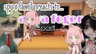 spy x family reacts to... anya forger /spy x family / part 1/2 / gacha club /gcrv /^_^/