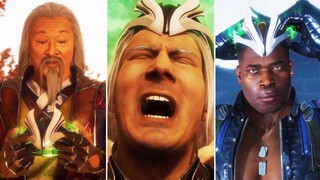 All Kombatants Reactions When Wearing Kronika Crown (Liu Kang, Jax, Fujin, Jacqui) - MK 11 Aftermath