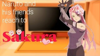 Team 7 and their frends react to 🌸Sakura Haruno🌸 Part 1/?