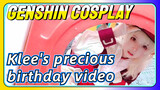 [Genshin  COSPLAY]  Klee's precious birthday video