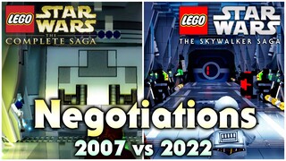 NEGOTIATIONS (2007 vs 2022) | LEGO Star Wars: The Skywalker Saga