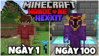 Tóm Tắt 100 Ngày Minecraft HEXXIT Sinh Tồn Siêu Khó !!