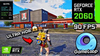 PUBG Mobile 2.8 Ultra HDR 4K 90 FPS | RTX 2060 12GB + i5-13500 | Emulator Gameloop 32 bit (2023)