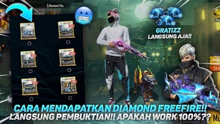 CARA MENDAPATKAN DIAMOND FREEFIRE !! TERBARU PEMBUKTIAN APAKAH WORK 100%?? LANGSUNG AJA KITA COBA