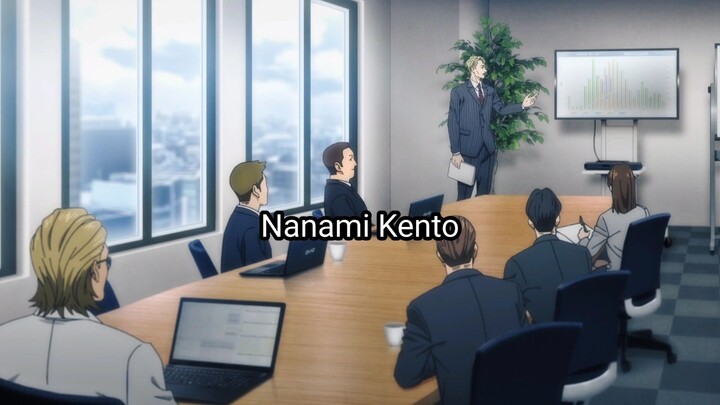 scane Nanami Kento sang bijak dan berwibawa🥶salah satu karakter jujutsu kaisen.