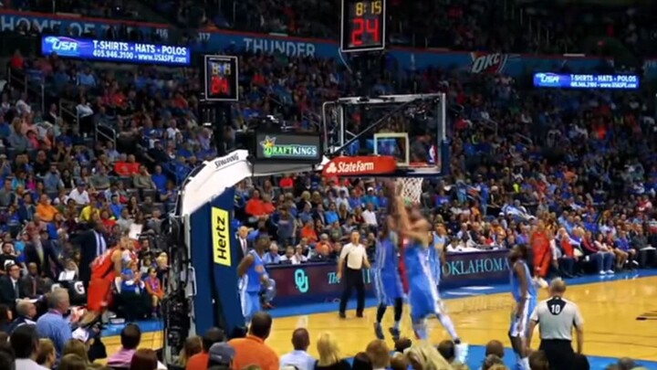 ALLEY OOP DUNK BY RUSSELL WESTBROOK💪