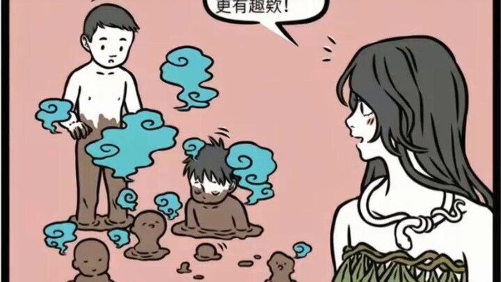 เทพธิดาผู้ไร้มนุษยธรรม หนี่วา ซ่อมแซมท้องฟ้า ตัดแขนขาเต่า ปราบมังกรชั่วร้าย