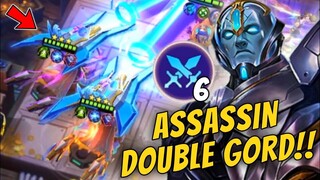 META DESTROYER CRAZY DAMAGE !! DOUBLE ASSASSIN GORD !! MAGIC CHESS MOBILE LEGENDS
