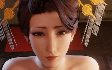 【Final Fantasy VII Remake】 Massage cấp cao nhất bởi boss lady trong cảnh nổi tiếng!