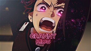 「GRANNY KIDS 🤎🤪」Demon Slayer「AMV/EDIT」4K