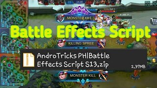 AndroTricks PH|Battle Effects Script Permanent Patch