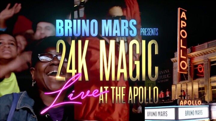 Bruno Mars 24k Magic Concert - Live at the Apollo Theatre
