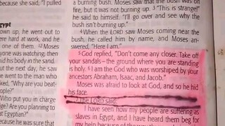 Daily Verse.                  Exodus 3:7-10