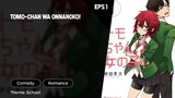 Tomo-Chan Wa Onnanoko Episode 1 Subtitle Indo