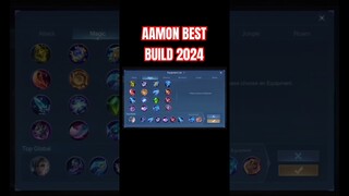 Aamon Best Build 2024 (Part 2) #shorts #mlbb