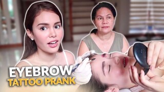 EYEBROW TATTOO PRANK! | IVANA ALAWI