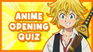 ANIME OPENING QUIZ (MEDIUM) | 30 ANIME OP