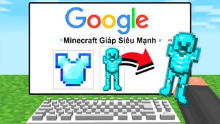 Minecraft nhưng Tôi Google Gì Được Đó