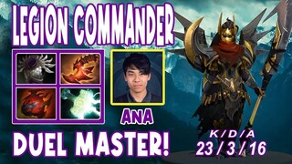 Ana Legion Commander Offlane Highlights Gameplay with 23 KILLS | DUEL MASTER! | Dota 2 Expo TV