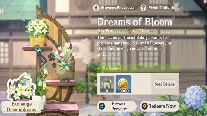 Dreams of Bloom New Event Gameplay Guide Complete | Genshin Impact