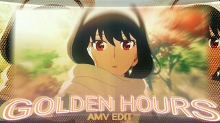 GOLDEN HOURS AMV TYPOGRAFI YOR FORGER Mengkece